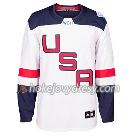 Pánské Hokejový Dres USA Blank Světový pohár v ledním hokeji 2016 Bílá Premier